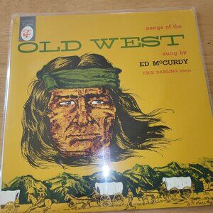 Ed McCurdy Songs Of The Old West 1961 LP Elektra EKL-112 Erik Darling Banjo LPC